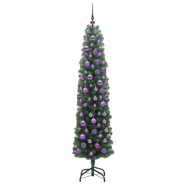Brad de Crăciun artificial Verde 180 cm PVC și oțel și plastic - WALTI WALTI