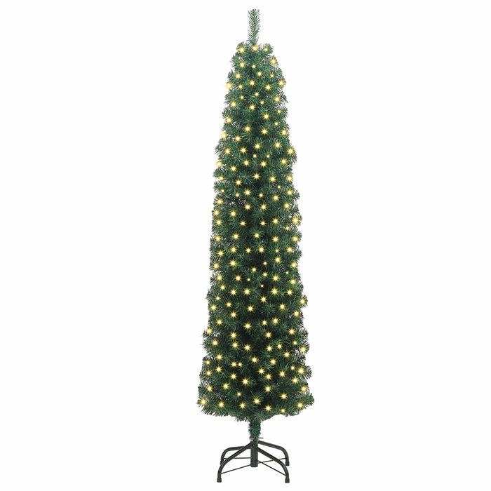 Brad de Crăciun artificial Verde 210 cm PVC și oțel și plastic - WALTI WALTI