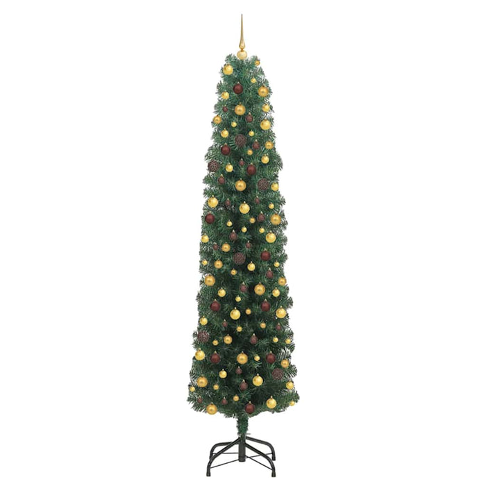Brad de Crăciun artificial Verde 210 cm PVC și oțel și plastic WALTI