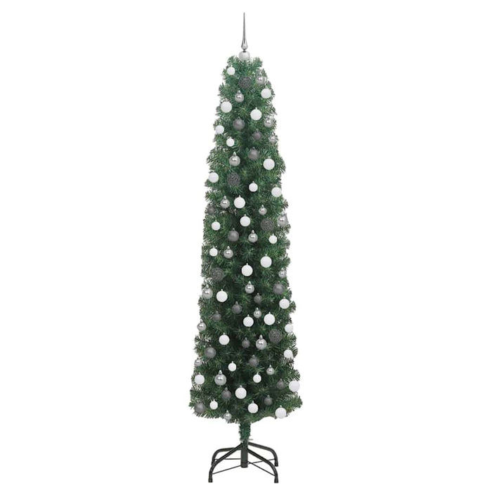 Brad de Crăciun artificial Verde 210 cm PVC și oțel și plastic WALTI