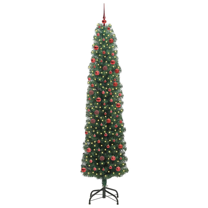 Brad de Crăciun artificial Verde 210 cm PVC și oțel și plastic WALTI