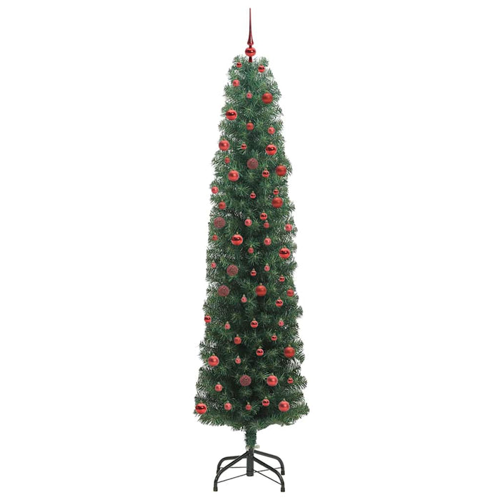 Brad de Crăciun artificial Verde 210 cm PVC și oțel și plastic WALTI