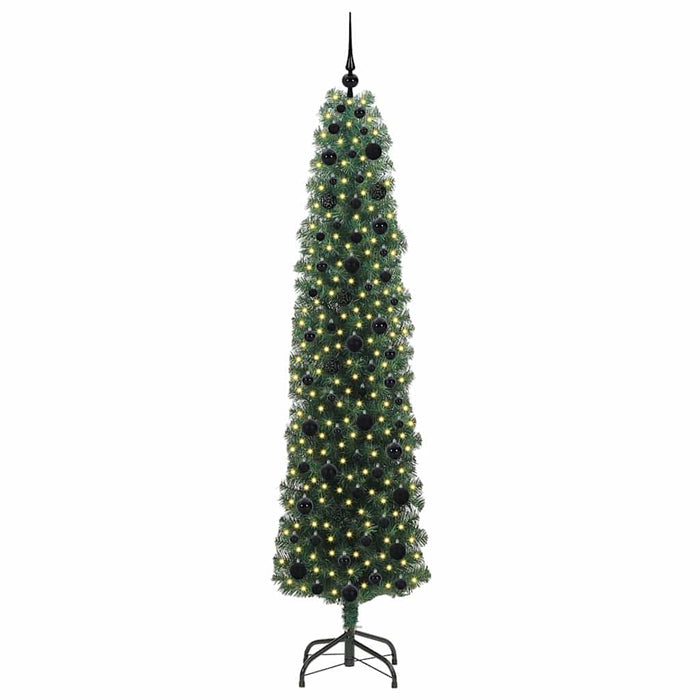 Brad de Crăciun artificial Verde 210 cm PVC și oțel și plastic - WALTI WALTI