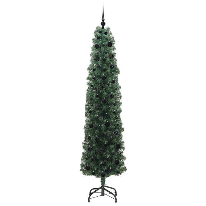 Brad de Crăciun artificial Verde 210 cm PVC și oțel și plastic - WALTI WALTI