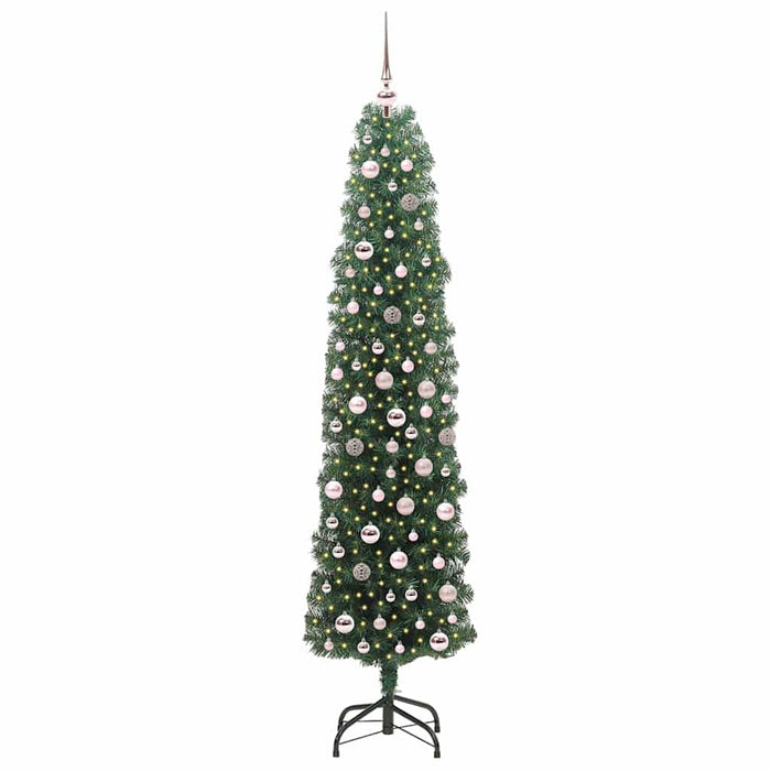 Brad de Crăciun artificial Verde 210 cm PVC și oțel și plastic WALTI