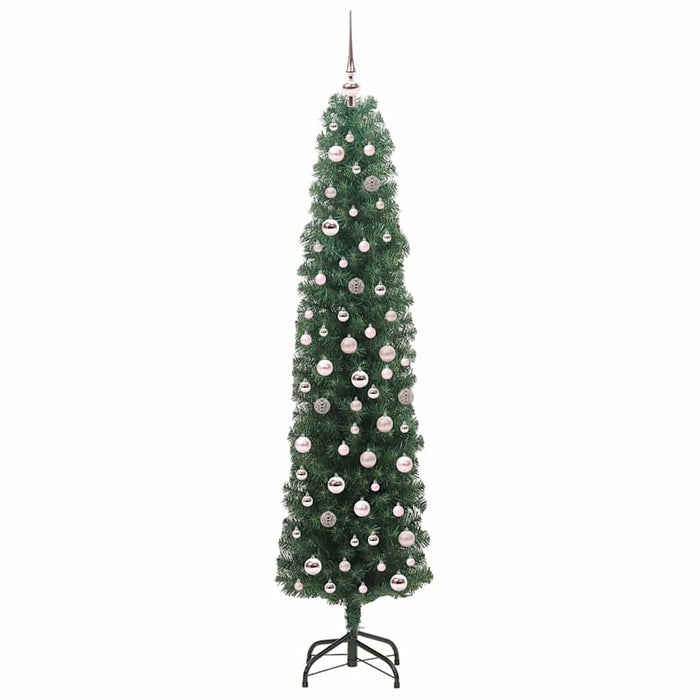 Brad de Crăciun artificial Verde 210 cm PVC și oțel și plastic WALTI