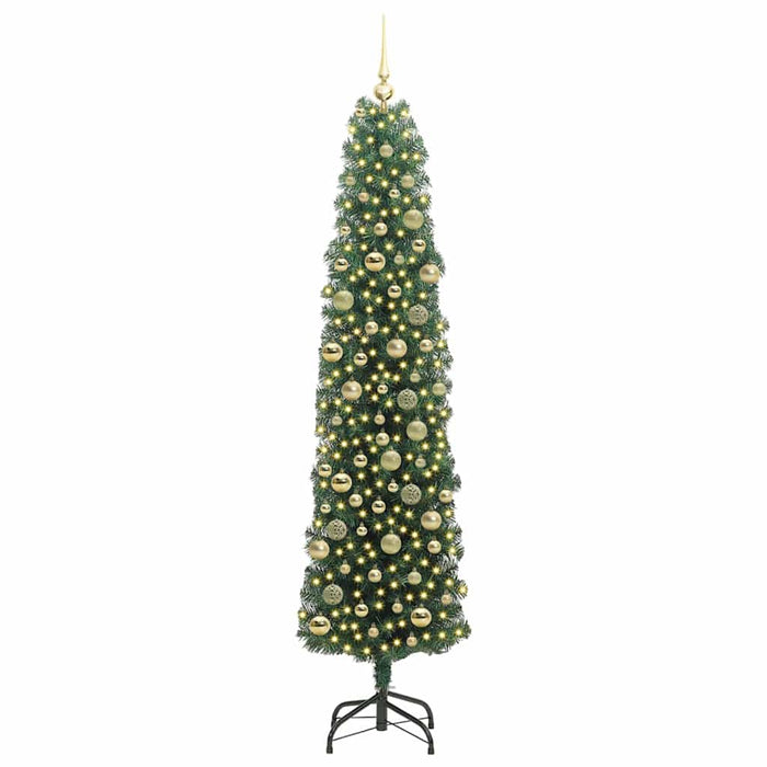 Brad de Crăciun artificial Verde 210 cm PVC și oțel și plastic - WALTI WALTI