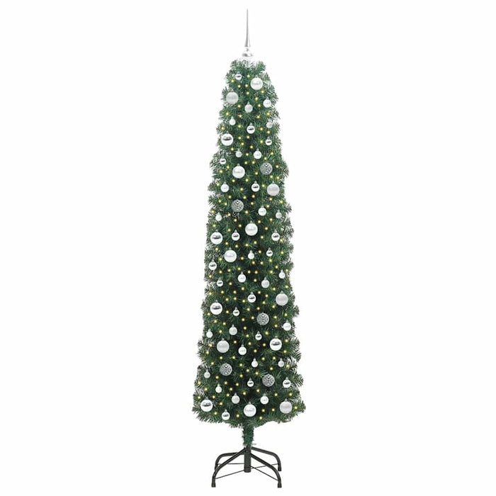 Brad de Crăciun artificial Verde 210 cm PVC și oțel și plastic WALTI