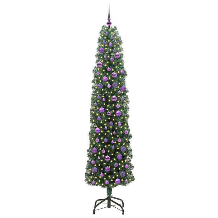 Brad de Crăciun artificial Verde 210 cm PVC și oțel și plastic WALTI
