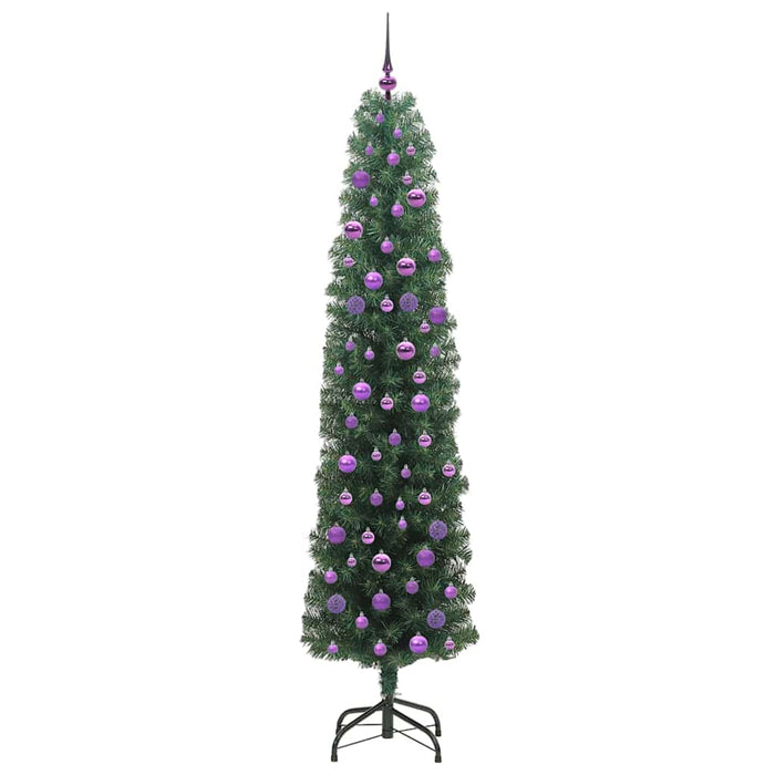 Brad de Crăciun artificial Verde 210 cm PVC și oțel și plastic WALTI