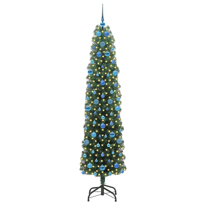 Brad de Crăciun artificial Verde 210 cm PVC și oțel și plastic - WALTI WALTI
