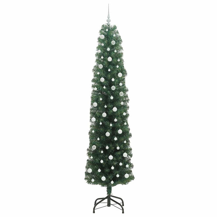 Brad de Crăciun artificial Verde 240 cm PVC și oțel și plastic - WALTI WALTI