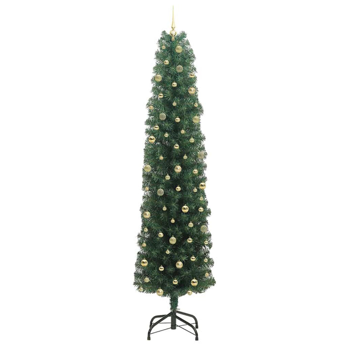 Brad de Crăciun artificial Verde 240 cm PVC și oțel și plastic WALTI
