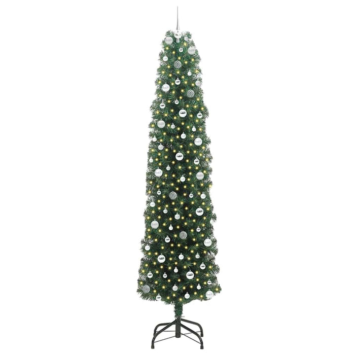 Brad de Crăciun artificial Verde 240 cm PVC și oțel și plastic - WALTI WALTI