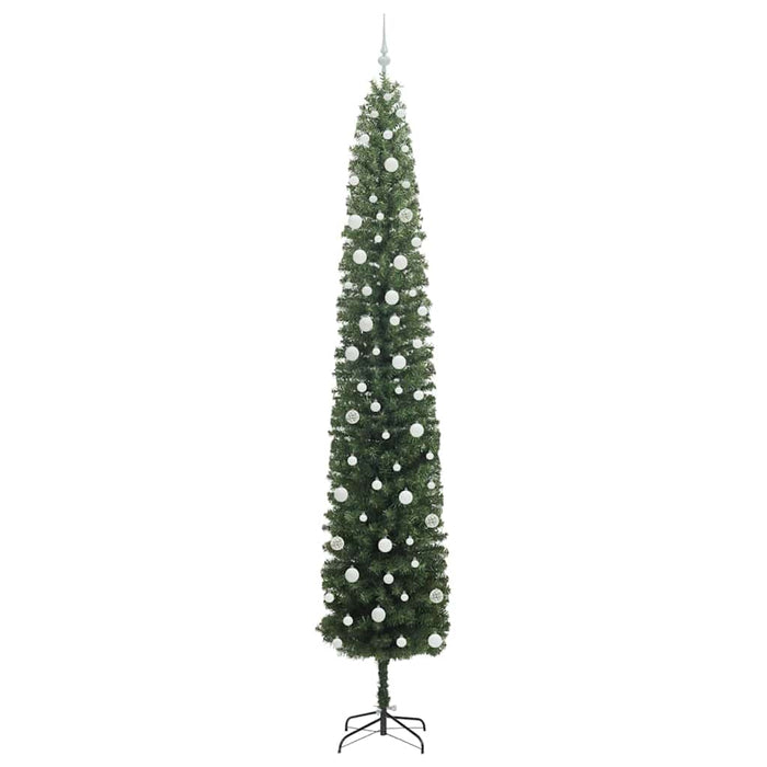 Brad de Crăciun artificial Verde 270 cm PVC și oțel și plastic - WALTI WALTI