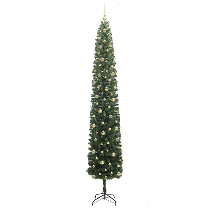 Brad de Crăciun artificial Verde 270 cm PVC și oțel și plastic WALTI