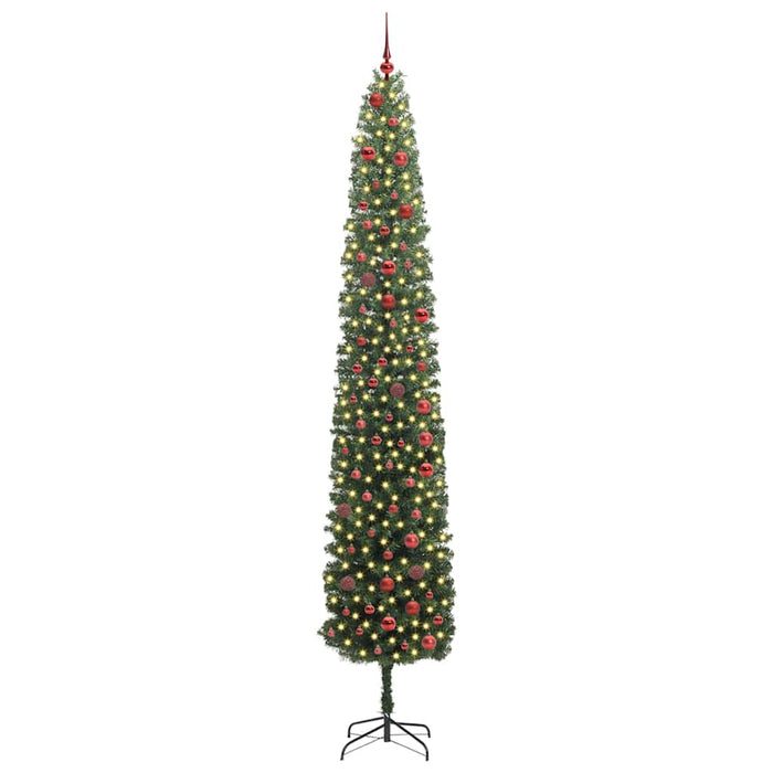 Brad de Crăciun artificial Verde 300 cm PVC și oțel și plastic - WALTI WALTI