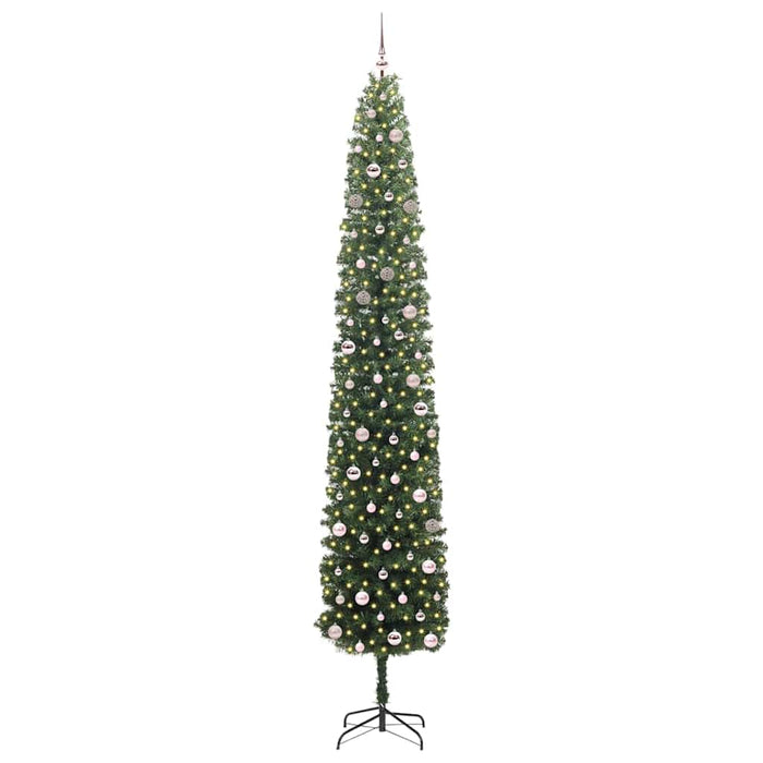 Brad de Crăciun artificial Verde 300 cm PVC și oțel și plastic - WALTI WALTI