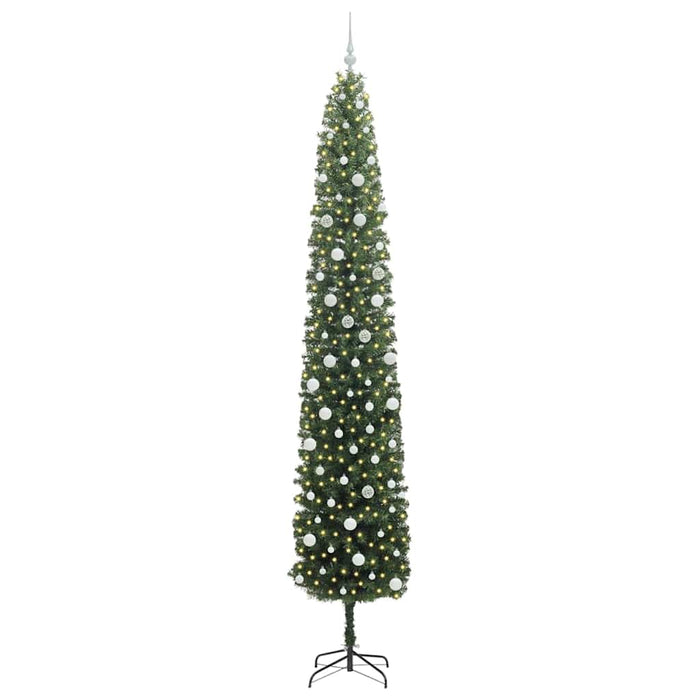 Brad de Crăciun artificial Verde 300 cm PVC și oțel și plastic - WALTI WALTI