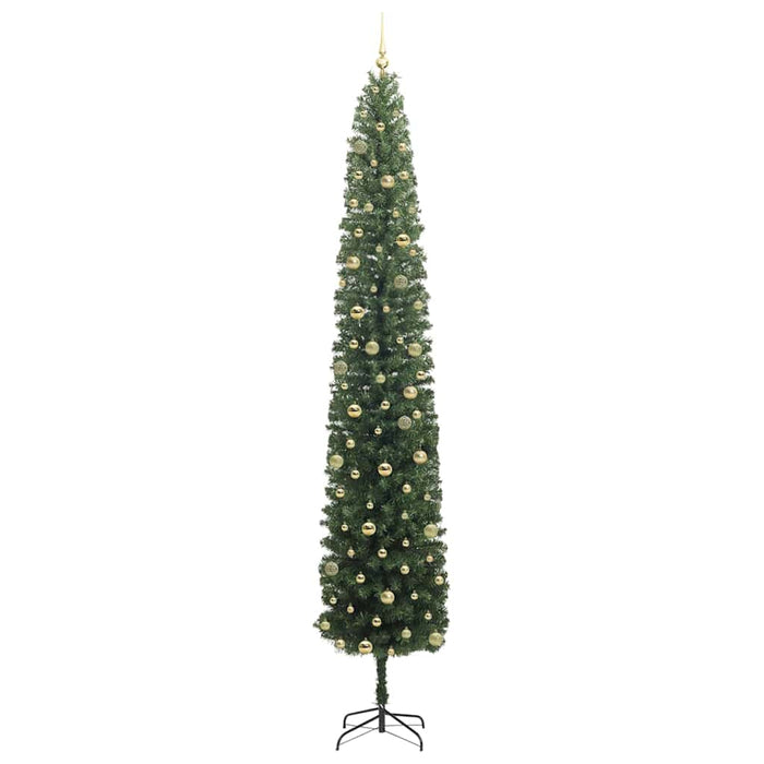 Brad de Crăciun artificial Verde 300 cm PVC și oțel și plastic - WALTI WALTI
