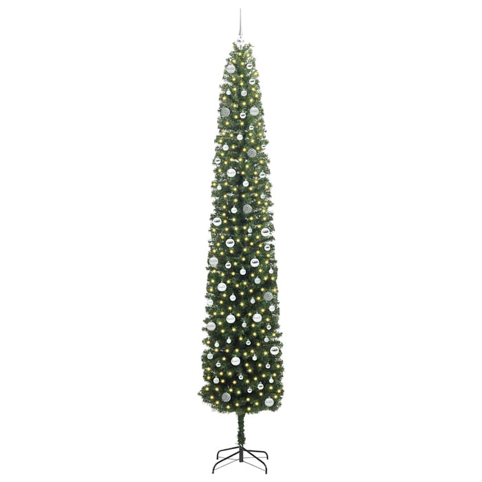 Brad de Crăciun artificial Verde 300 cm PVC și oțel și plastic WALTI