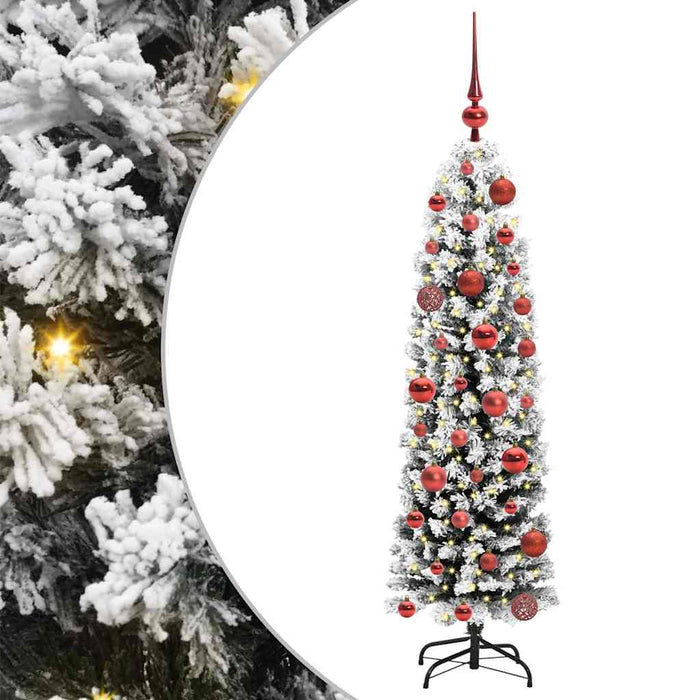 Brad de Crăciun artificial Verde 120 cm PVC și oțel și plastic WALTI