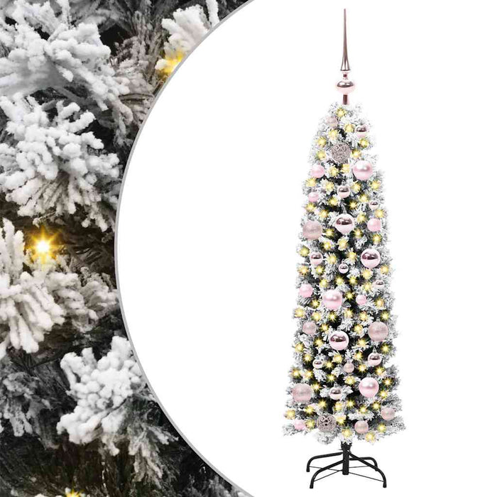 Brad de Crăciun artificial Verde 120 cm PVC și oțel și plastic WALTI