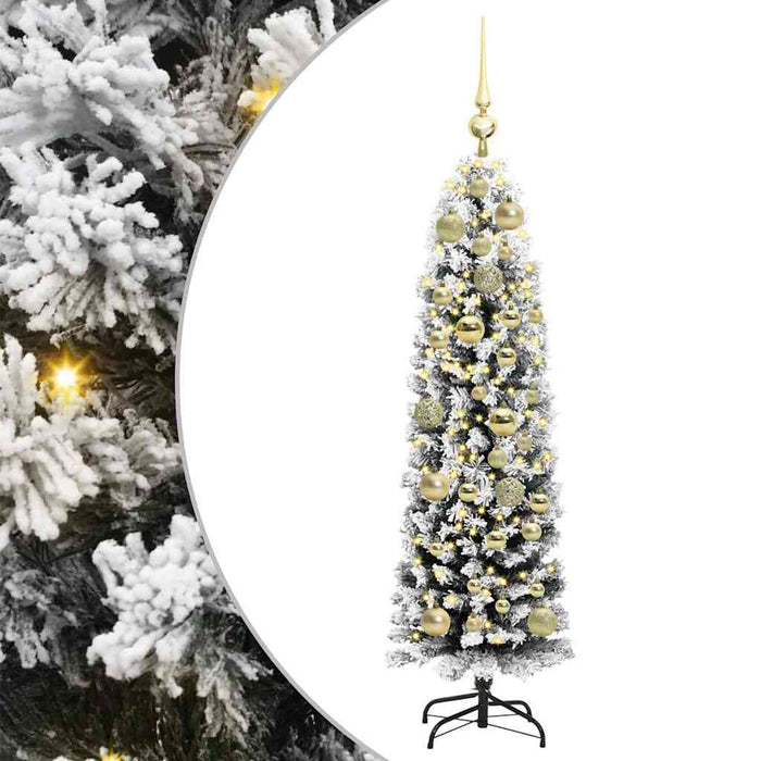 Brad de Crăciun artificial Verde 120 cm PVC și oțel și plastic WALTI