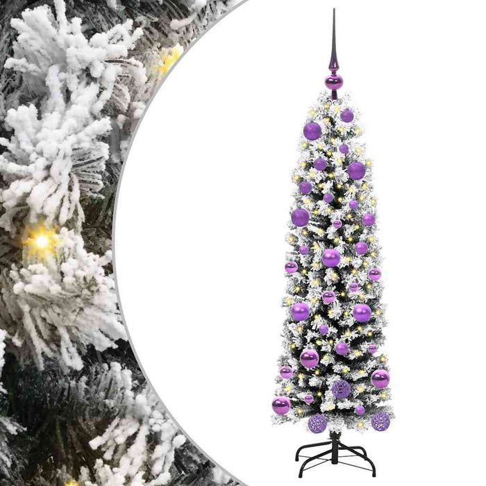 Brad de Crăciun artificial Verde 120 cm PVC și oțel și plastic WALTI
