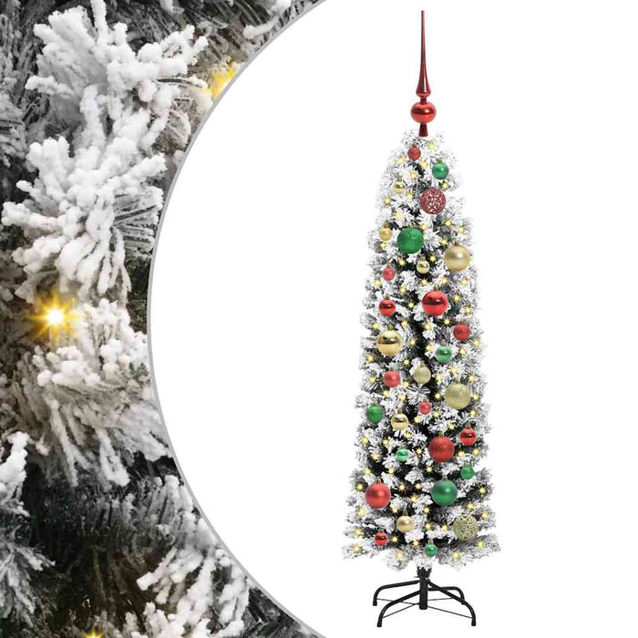Brad de Crăciun artificial Verde 120 cm PVC și oțel și plastic WALTI