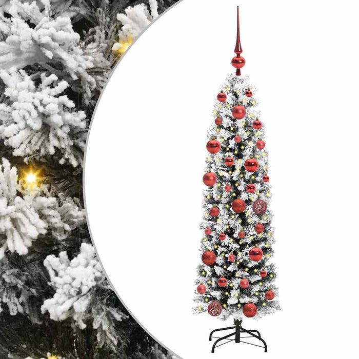 Brad de Crăciun artificial Verde 150 cm PVC și oțel și plastic - WALTI WALTI