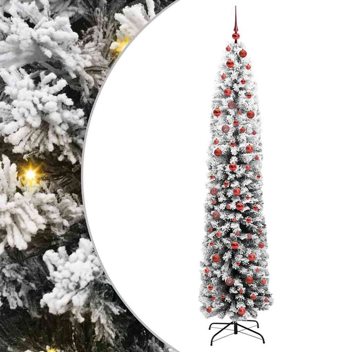 Brad de Crăciun artificial Verde 210 cm PVC și oțel și plastic - WALTI WALTI