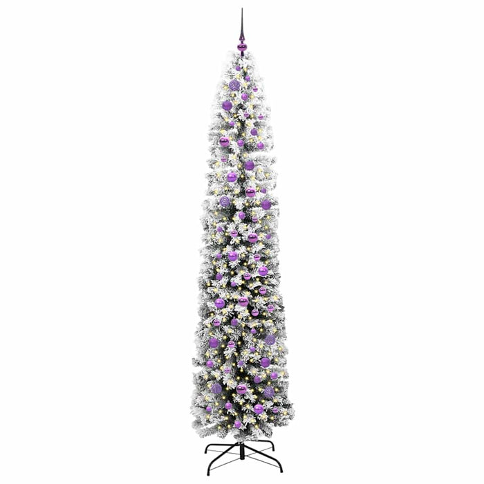 Brad de Crăciun artificial Verde 240 cm PVC și oțel și plastic - WALTI WALTI