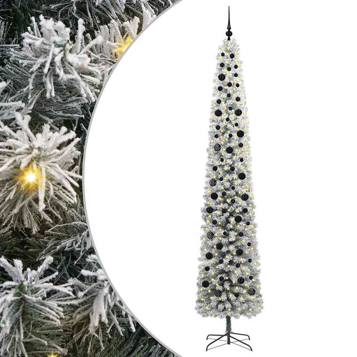 Brad de Crăciun artificial Verde 270 cm PVC și oțel și plastic - WALTI WALTI