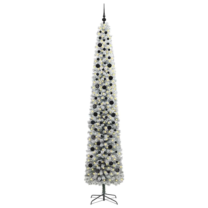 Brad de Crăciun artificial Verde 270 cm PVC și oțel și plastic - WALTI WALTI