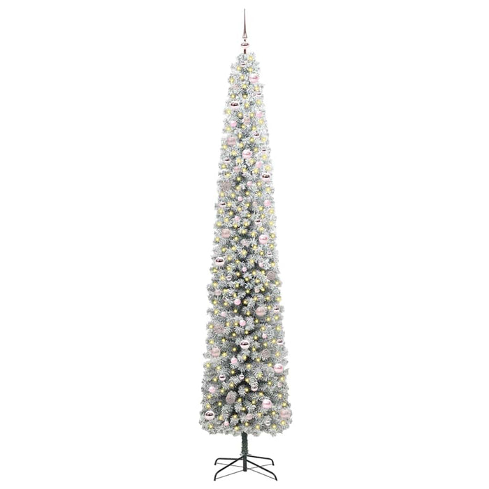 Brad de Crăciun artificial Verde 270 cm PVC și oțel și plastic - WALTI WALTI