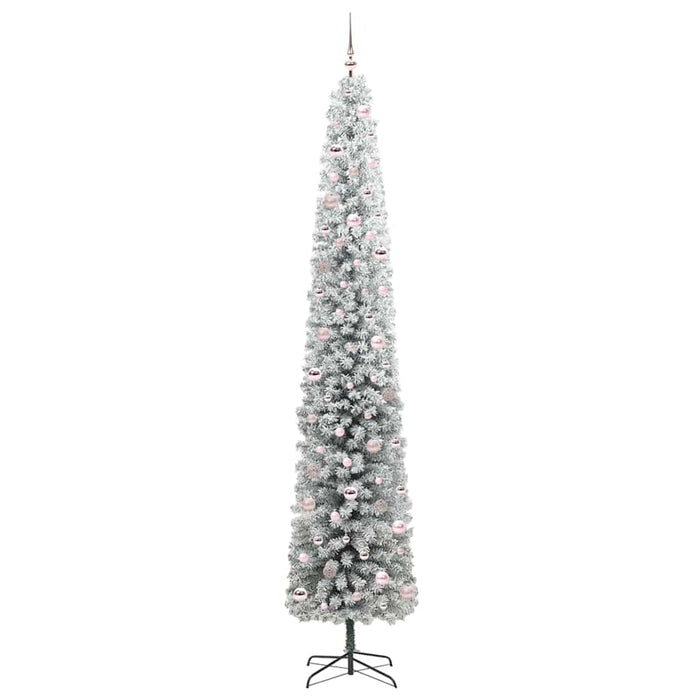 Brad de Crăciun artificial Verde 270 cm PVC și oțel și plastic - WALTI WALTI