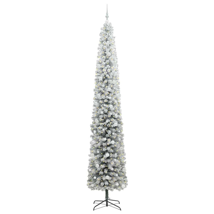 Brad de Crăciun artificial Verde 270 cm PVC și oțel și plastic - WALTI WALTI