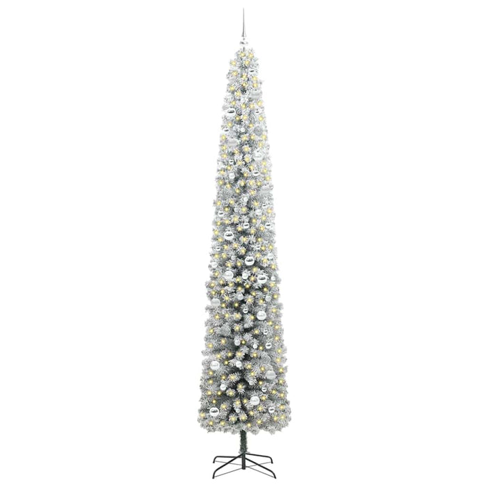 Brad de Crăciun artificial Verde 270 cm PVC și oțel și plastic - WALTI WALTI