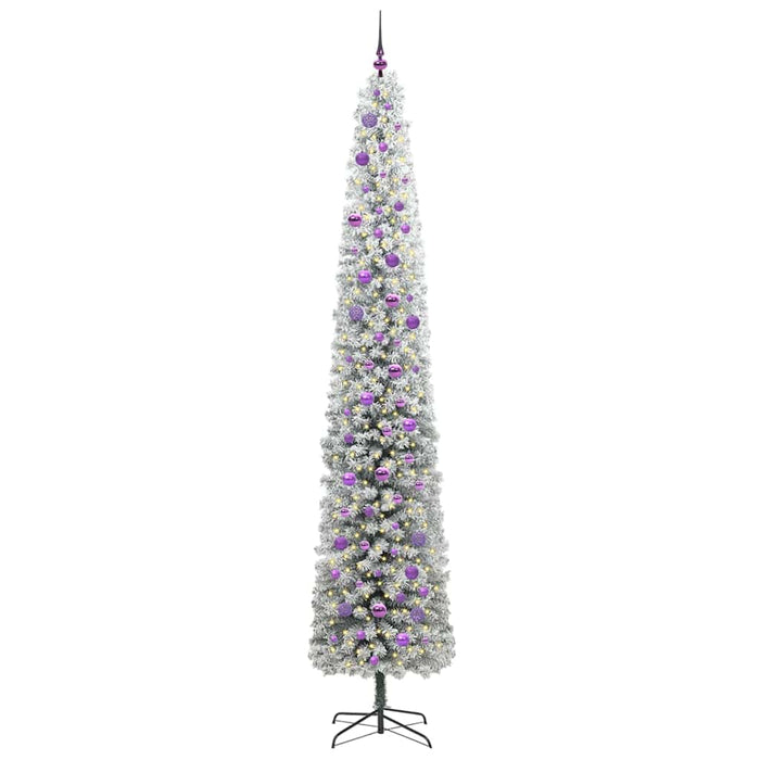Brad de Crăciun artificial Verde 270 cm PVC și oțel și plastic - WALTI WALTI