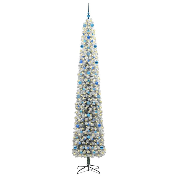 Brad de Crăciun artificial Verde 270 cm PVC și oțel și plastic - WALTI WALTI