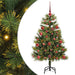 Pom de Crăciun Artificial cu Ramuri Articulare și Conuri 120 cm - WALTI WALTI