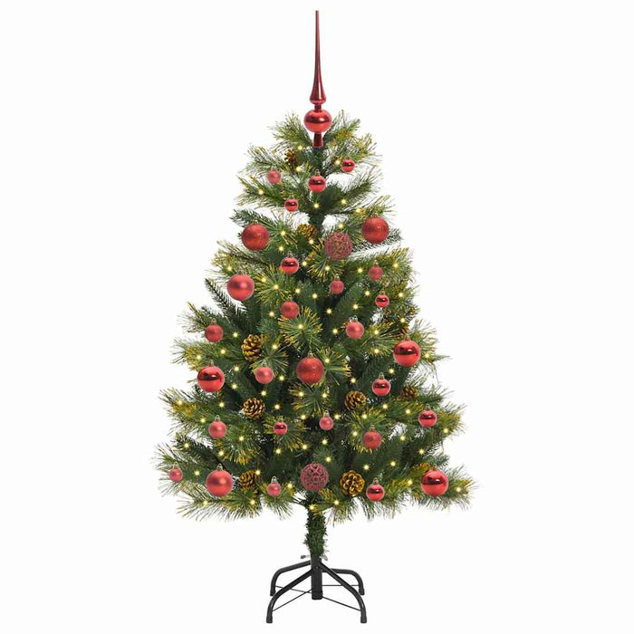 Pom de Crăciun Artificial cu Ramuri Articulare și Conuri 120 cm - WALTI WALTI