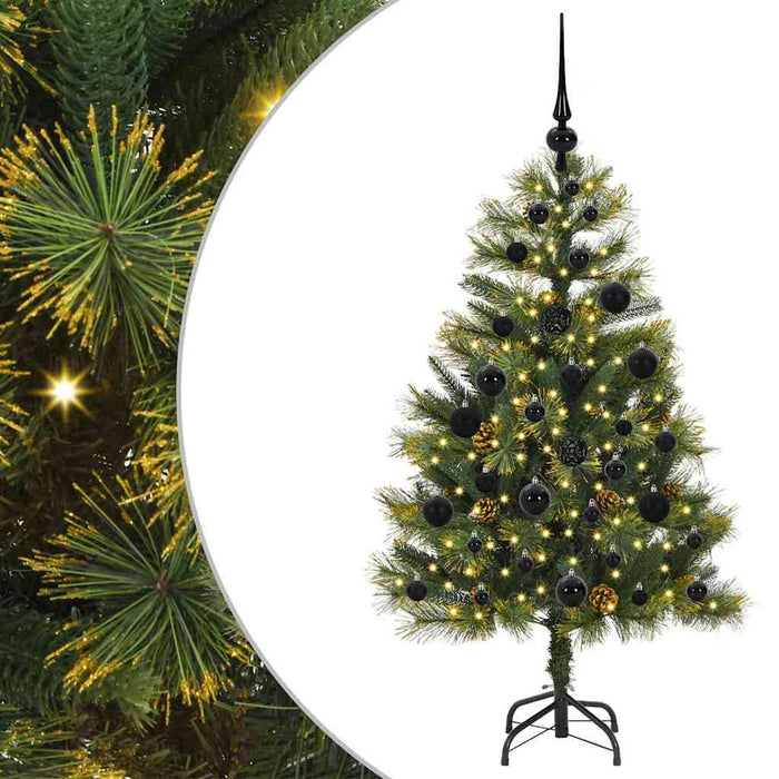 Pom de Crăciun Artificial cu Ramuri Articulare și Conuri 120 cm - WALTI WALTI