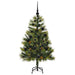 Pom de Crăciun Artificial cu Ramuri Articulare și Conuri 120 cm - WALTI WALTI