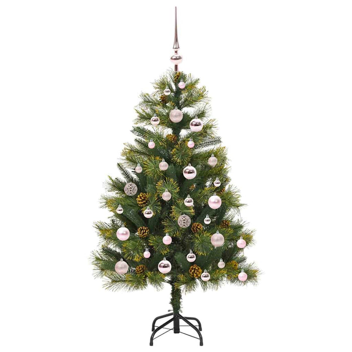 Pom de Crăciun Artificial cu Ramuri Articulare și Conuri 120 cm - WALTI WALTI