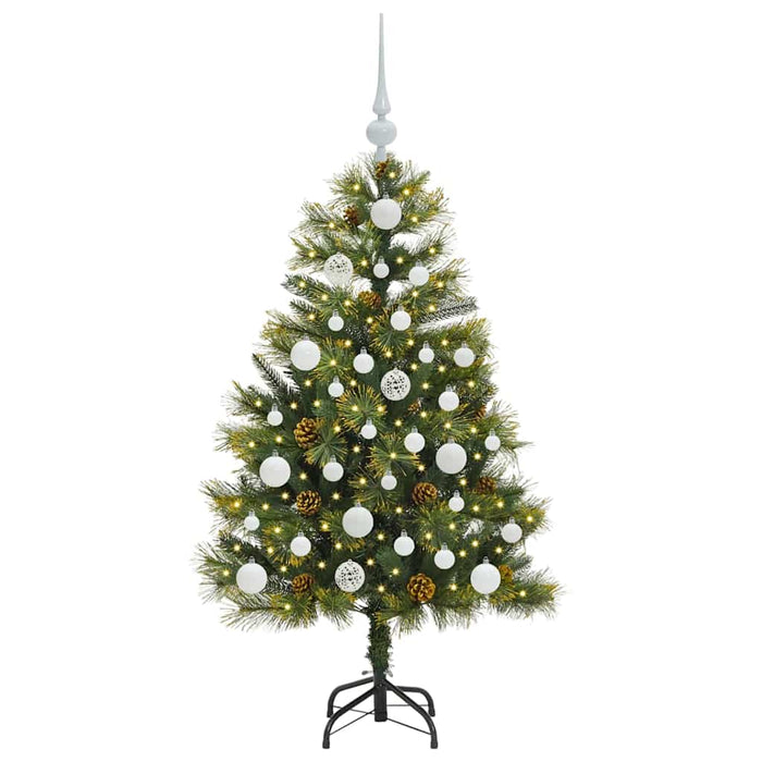 Pom de Crăciun Artificial cu Ramuri Articulare și Conuri 120 cm - WALTI WALTI