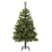 Pom de Crăciun Artificial cu Ramuri Articulare și Conuri 120 cm - WALTI WALTI