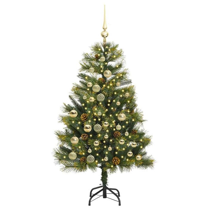 Pom de Crăciun Artificial cu Ramuri Articulare și Conuri 120 cm - WALTI WALTI