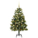 Pom de Crăciun Artificial cu Ramuri Articulare și Conuri 120 cm - WALTI WALTI